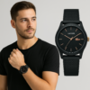 Montre Lacoste Homme – Édition Noir Mat & Détail Or Rose – Image 2