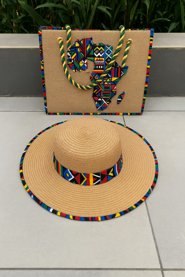 Ensemble Chapeau & Sac Africain – Édition Tradition & Élégance