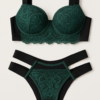 Ensemble Lingerie Vert Émeraude – Design Audacieux & Élégant – Image 2